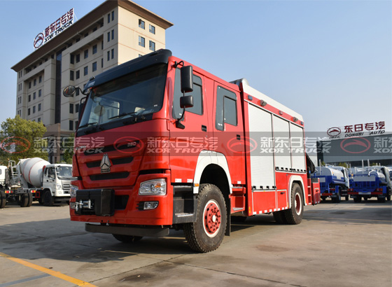 豪沃牌 國(guó)五搶險(xiǎn)救援消防車