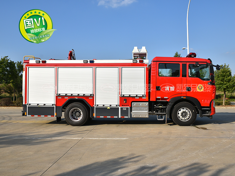 豪沃牌 國(guó)六5噸城市主戰(zhàn)消防車